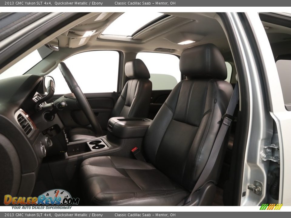2013 GMC Yukon SLT 4x4 Quicksilver Metallic / Ebony Photo #7