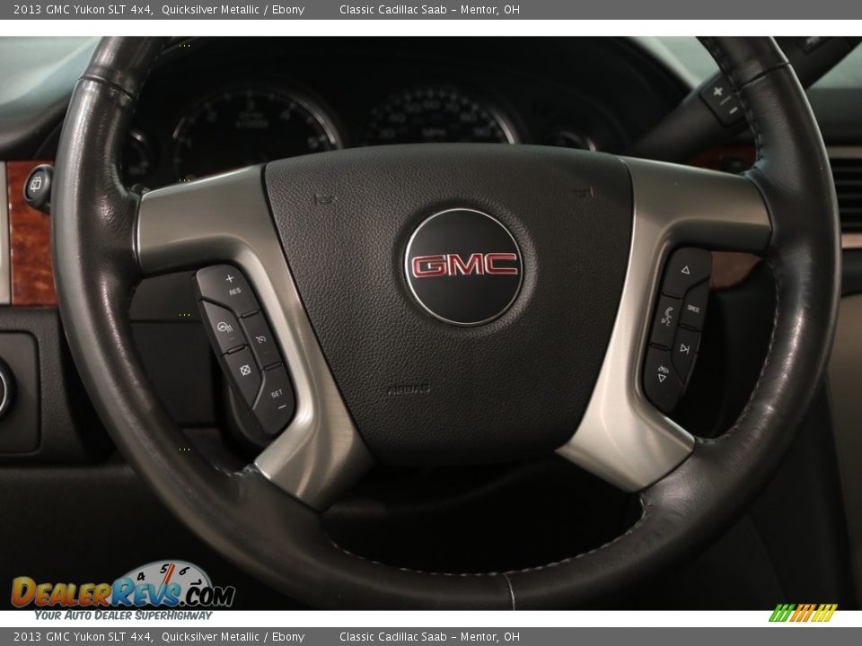 2013 GMC Yukon SLT 4x4 Quicksilver Metallic / Ebony Photo #9