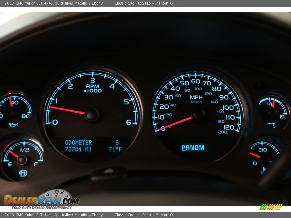 2013 GMC Yukon SLT 4x4 Quicksilver Metallic / Ebony Photo #10