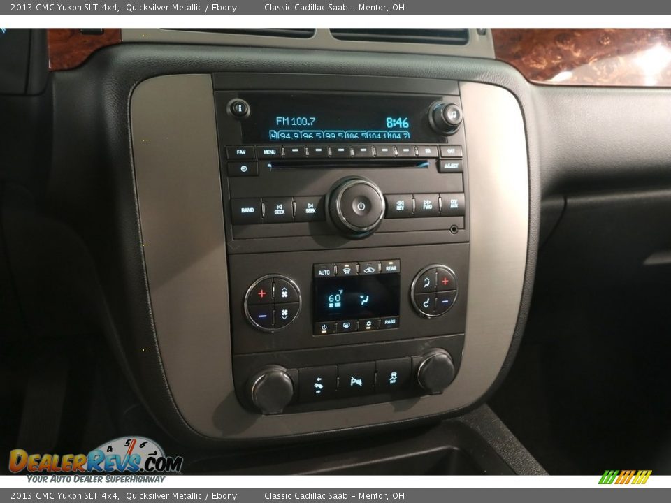 2013 GMC Yukon SLT 4x4 Quicksilver Metallic / Ebony Photo #11