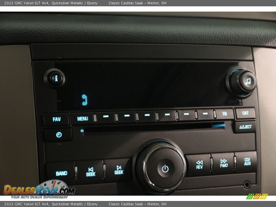 2013 GMC Yukon SLT 4x4 Quicksilver Metallic / Ebony Photo #12