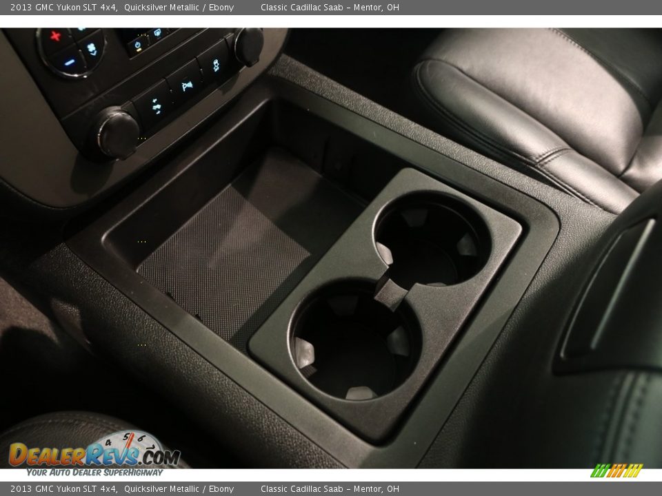 2013 GMC Yukon SLT 4x4 Quicksilver Metallic / Ebony Photo #13