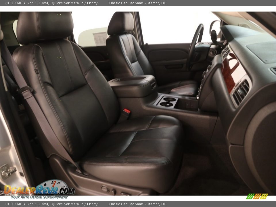 2013 GMC Yukon SLT 4x4 Quicksilver Metallic / Ebony Photo #14