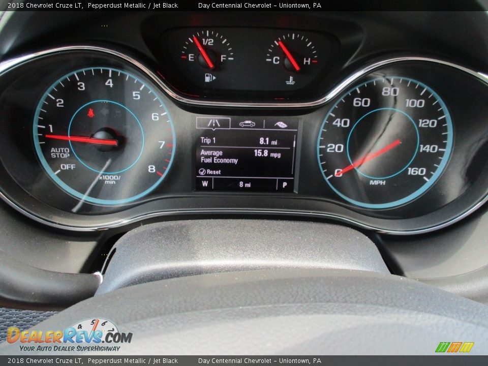 2018 Chevrolet Cruze LT Pepperdust Metallic / Jet Black Photo #7