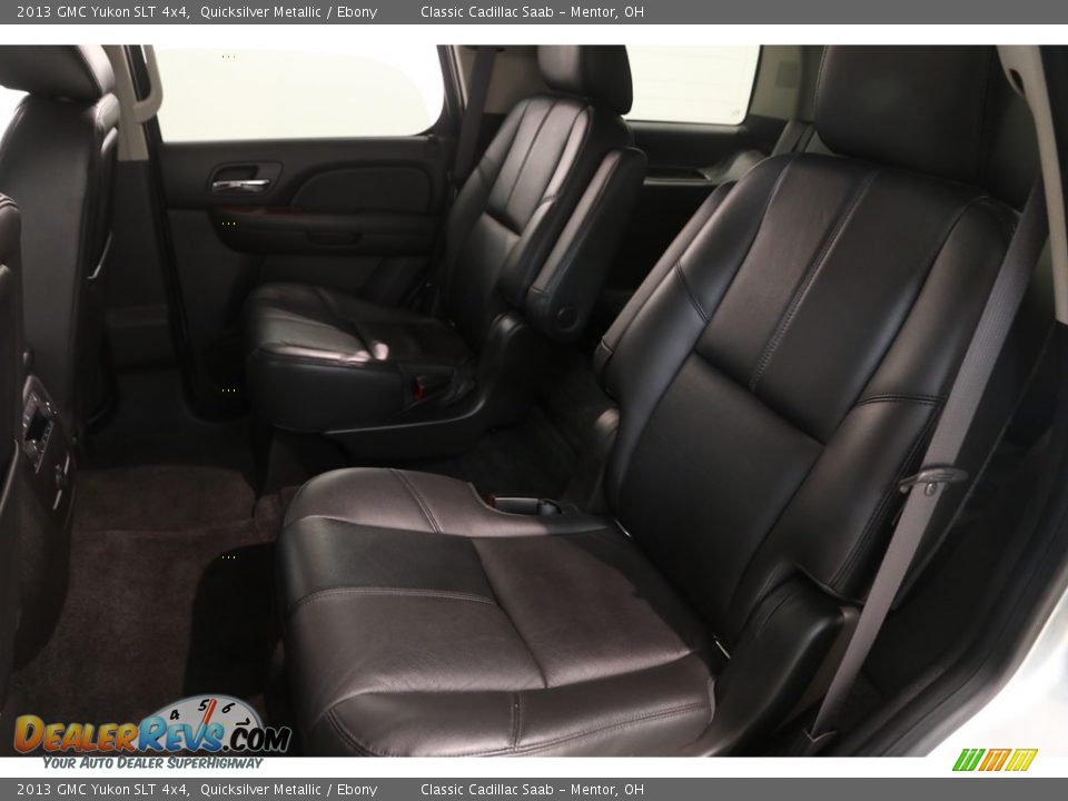 2013 GMC Yukon SLT 4x4 Quicksilver Metallic / Ebony Photo #16