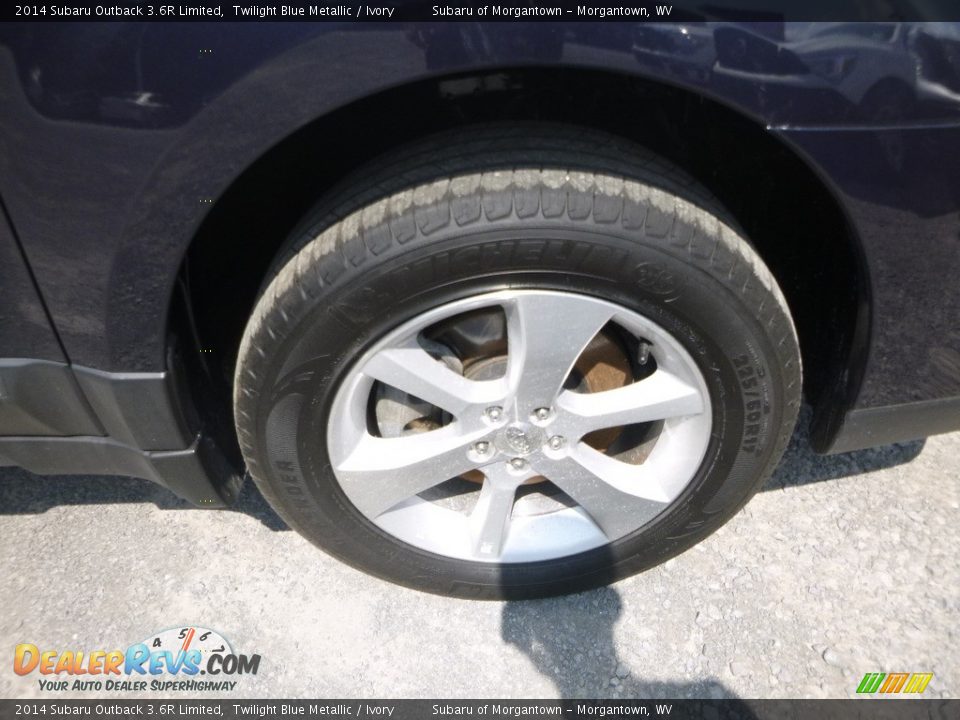 2014 Subaru Outback 3.6R Limited Twilight Blue Metallic / Ivory Photo #2