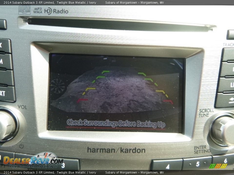 2014 Subaru Outback 3.6R Limited Twilight Blue Metallic / Ivory Photo #18