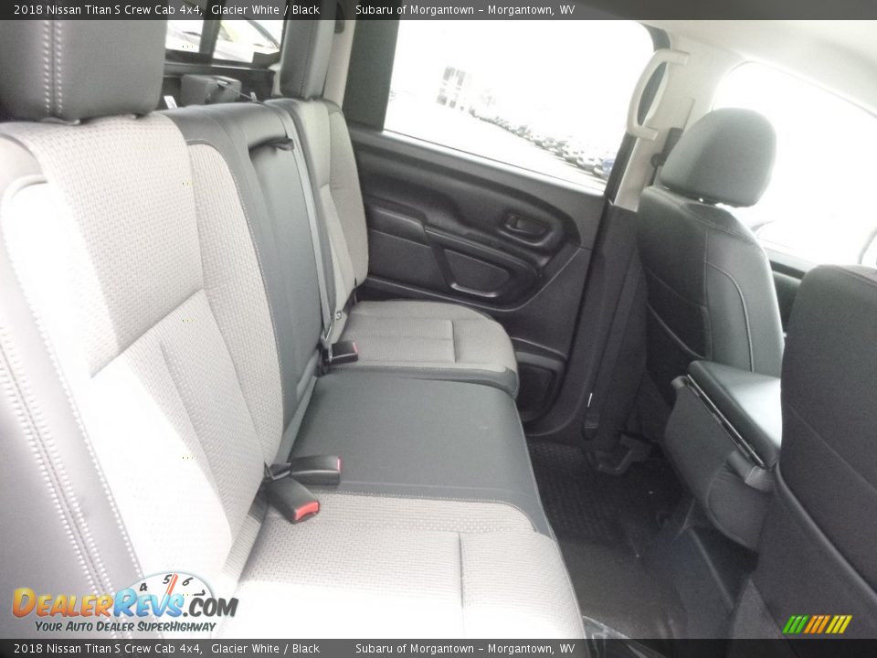 2018 Nissan Titan S Crew Cab 4x4 Glacier White / Black Photo #13