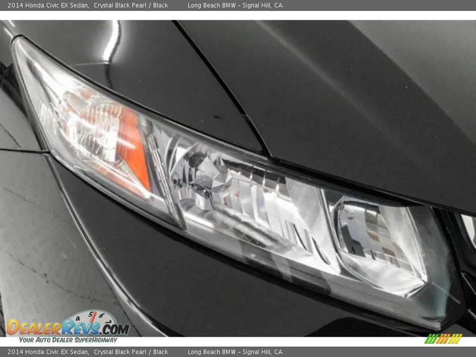 2014 Honda Civic EX Sedan Crystal Black Pearl / Black Photo #29