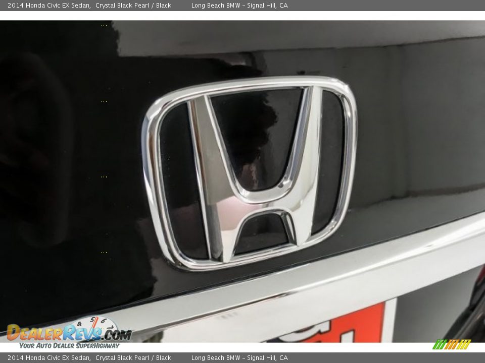 2014 Honda Civic EX Sedan Crystal Black Pearl / Black Photo #32