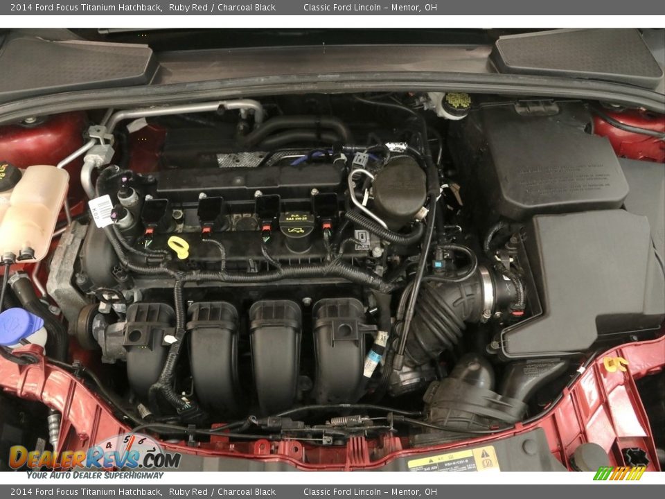 2014 Ford Focus Titanium Hatchback Ruby Red / Charcoal Black Photo #18
