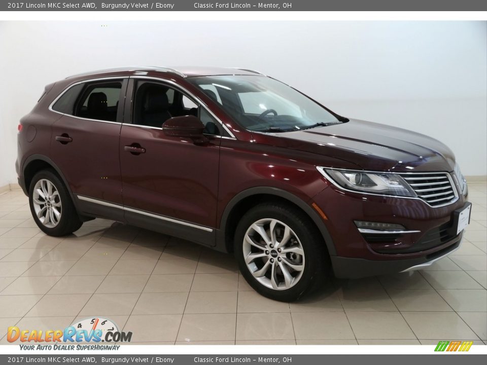 2017 Lincoln MKC Select AWD Burgundy Velvet / Ebony Photo #1
