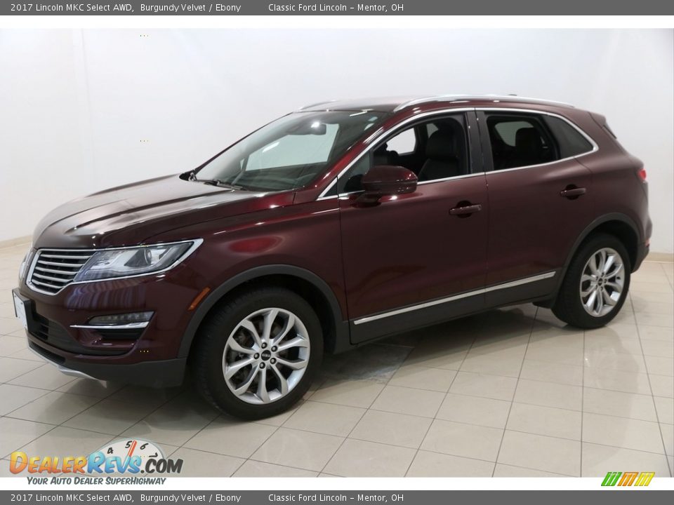 2017 Lincoln MKC Select AWD Burgundy Velvet / Ebony Photo #3