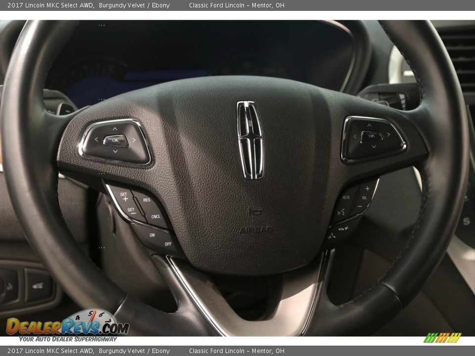 2017 Lincoln MKC Select AWD Burgundy Velvet / Ebony Photo #9