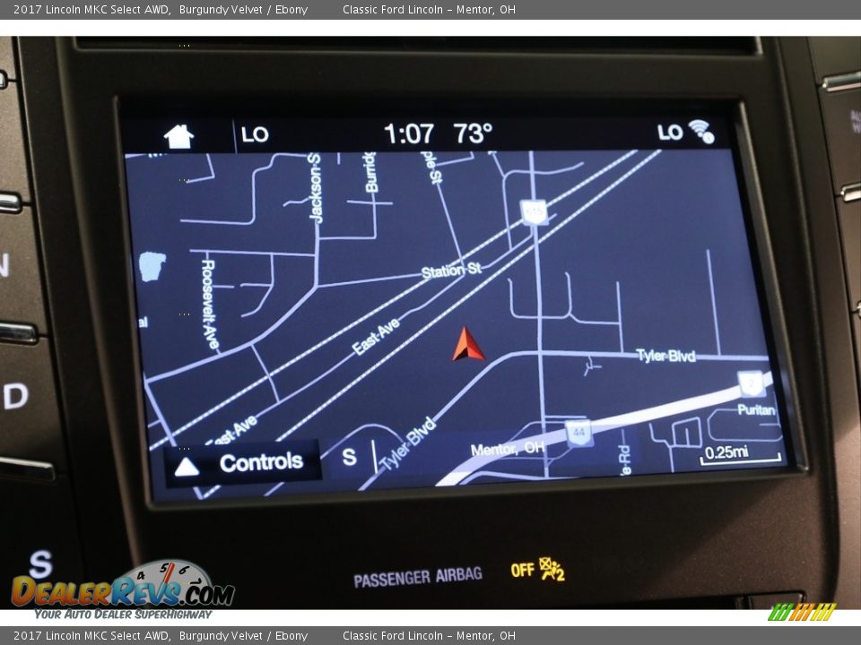 2017 Lincoln MKC Select AWD Burgundy Velvet / Ebony Photo #12