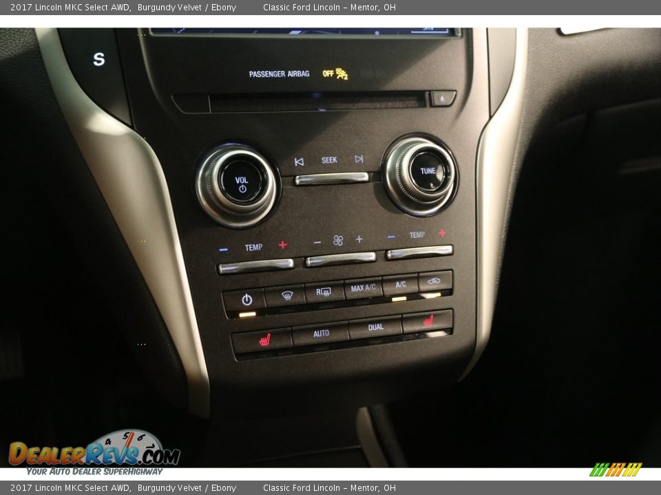 2017 Lincoln MKC Select AWD Burgundy Velvet / Ebony Photo #18