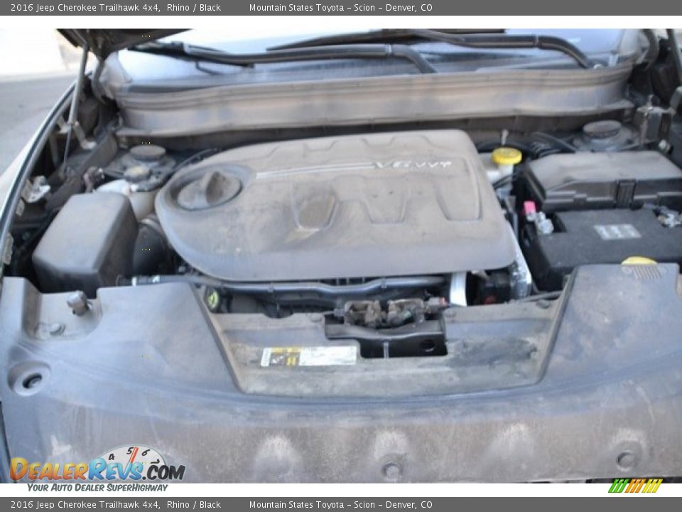 2016 Jeep Cherokee Trailhawk 4x4 Rhino / Black Photo #9
