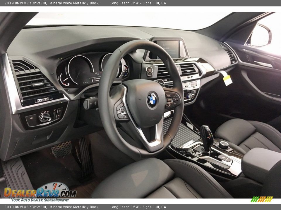 2019 BMW X3 sDrive30i Mineral White Metallic / Black Photo #5