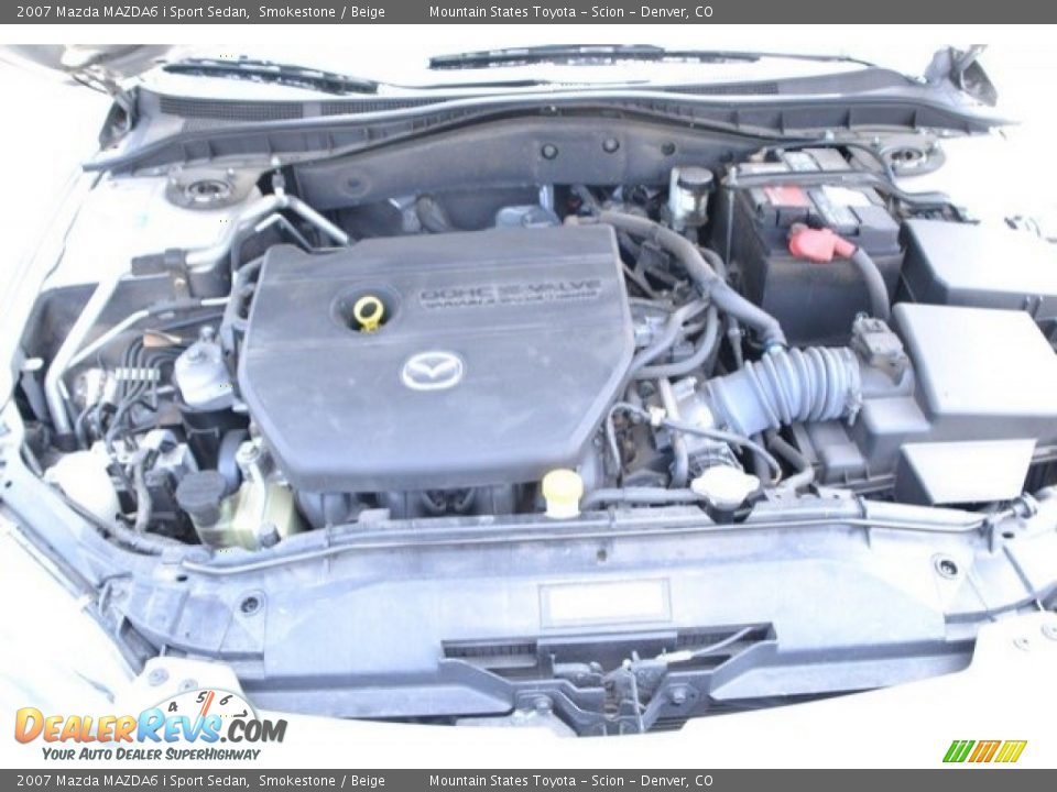 2007 Mazda MAZDA6 i Sport Sedan Smokestone / Beige Photo #9