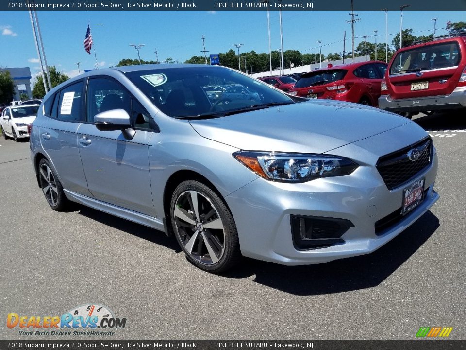 2018 Subaru Impreza 2.0i Sport 5-Door Ice Silver Metallic / Black Photo #1