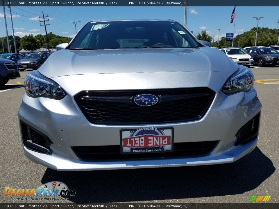 2018 Subaru Impreza 2.0i Sport 5-Door Ice Silver Metallic / Black Photo #2
