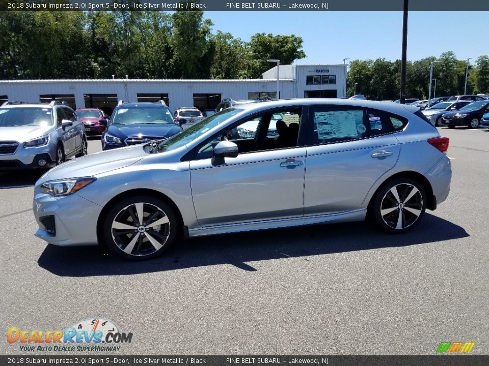 2018 Subaru Impreza 2.0i Sport 5-Door Ice Silver Metallic / Black Photo #3