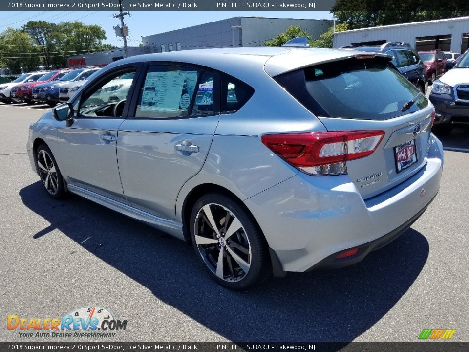 2018 Subaru Impreza 2.0i Sport 5-Door Ice Silver Metallic / Black Photo #4