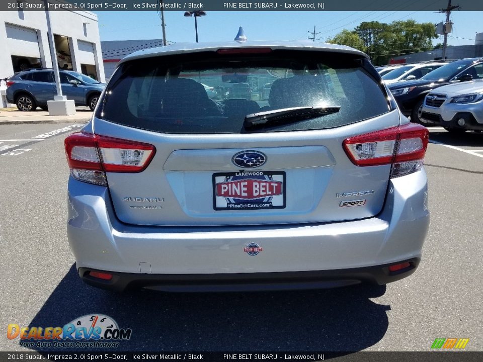 2018 Subaru Impreza 2.0i Sport 5-Door Ice Silver Metallic / Black Photo #5