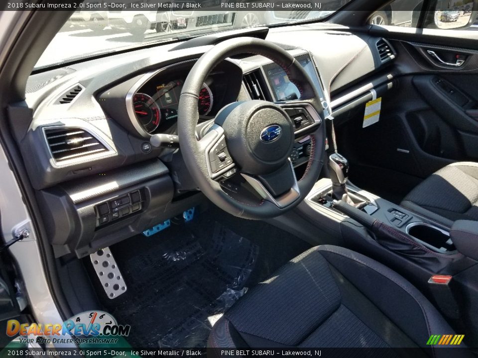 2018 Subaru Impreza 2.0i Sport 5-Door Ice Silver Metallic / Black Photo #7