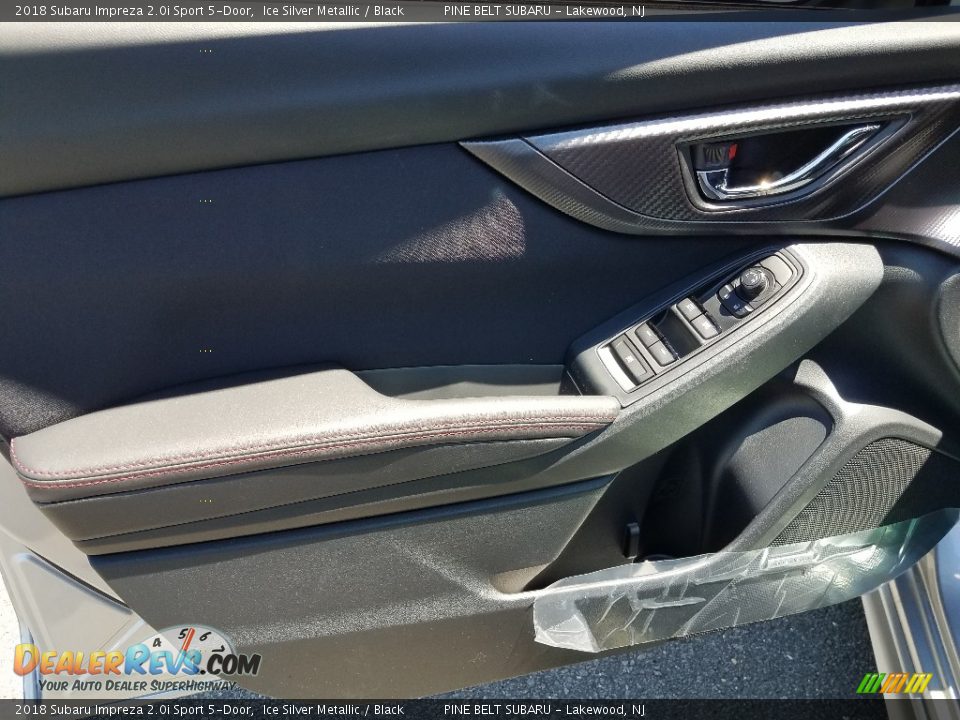 2018 Subaru Impreza 2.0i Sport 5-Door Ice Silver Metallic / Black Photo #8