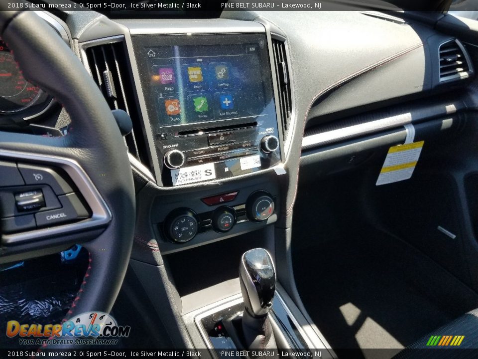 2018 Subaru Impreza 2.0i Sport 5-Door Ice Silver Metallic / Black Photo #10