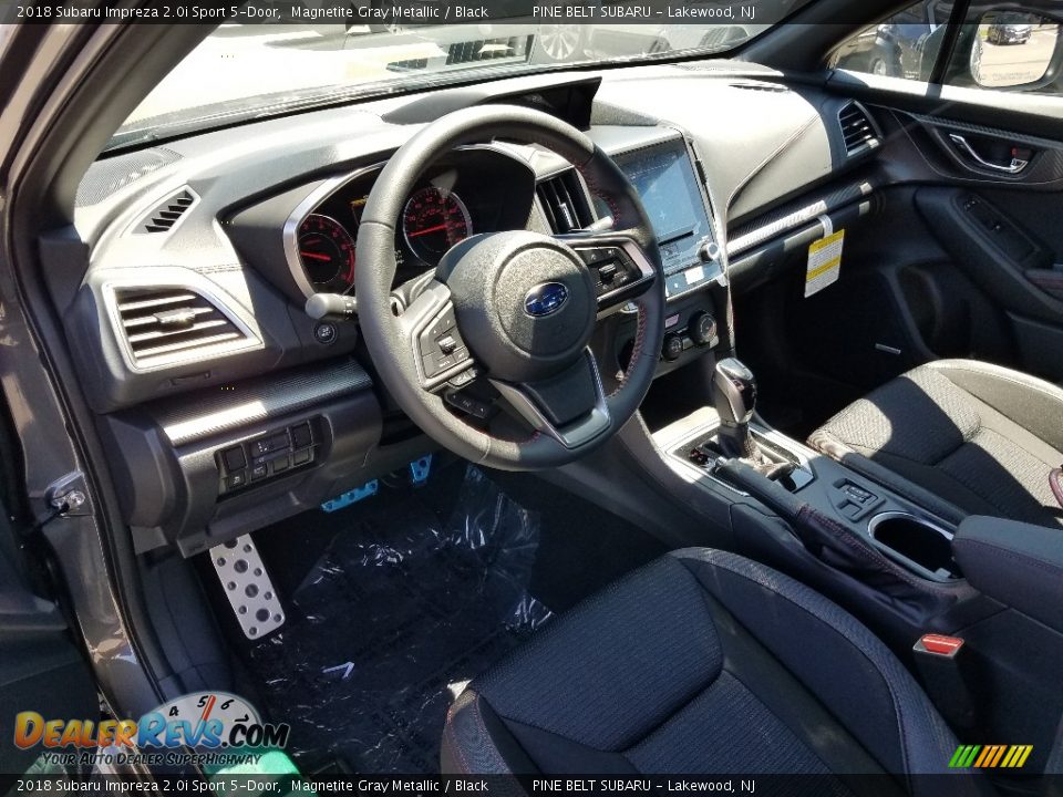 2018 Subaru Impreza 2.0i Sport 5-Door Magnetite Gray Metallic / Black Photo #7