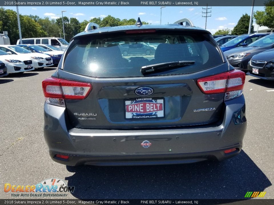 2018 Subaru Impreza 2.0i Limited 5-Door Magnetite Gray Metallic / Black Photo #5