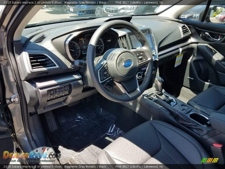2018 Subaru Impreza 2.0i Limited 5-Door Magnetite Gray Metallic / Black Photo #7