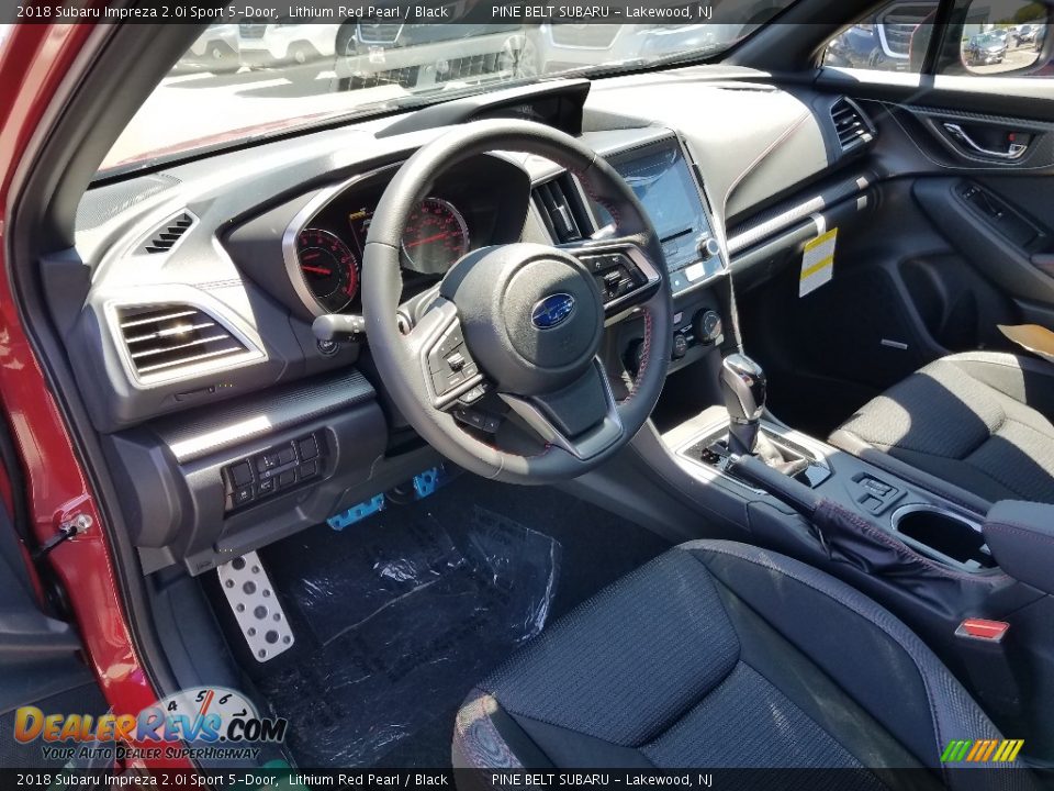 2018 Subaru Impreza 2.0i Sport 5-Door Lithium Red Pearl / Black Photo #7