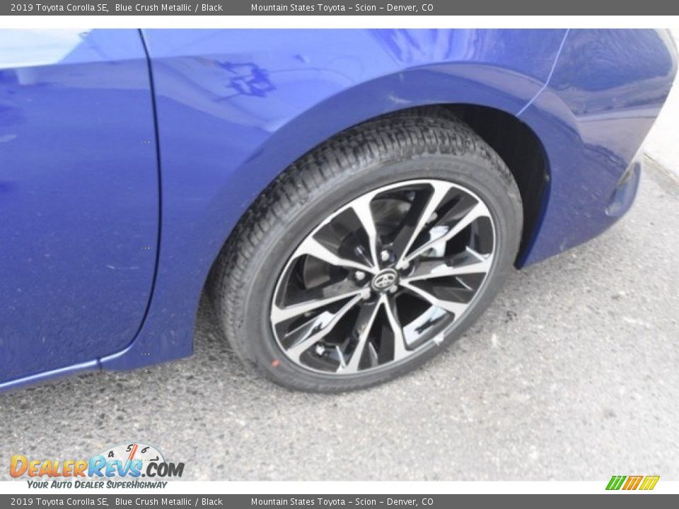 2019 Toyota Corolla SE Blue Crush Metallic / Black Photo #32