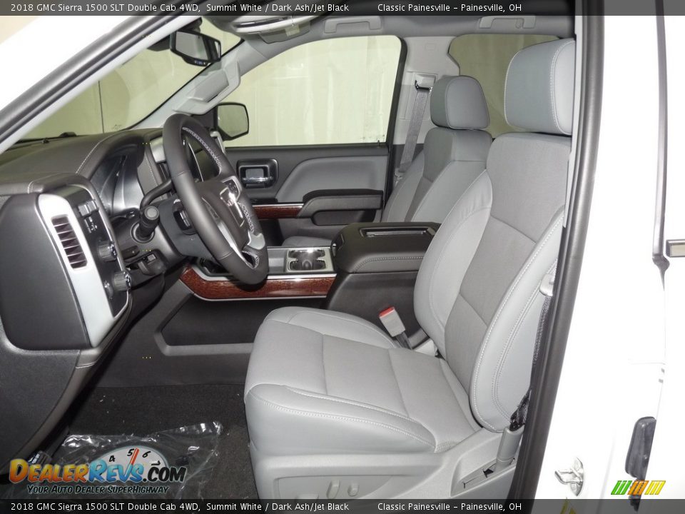 2018 GMC Sierra 1500 SLT Double Cab 4WD Summit White / Dark Ash/Jet Black Photo #5