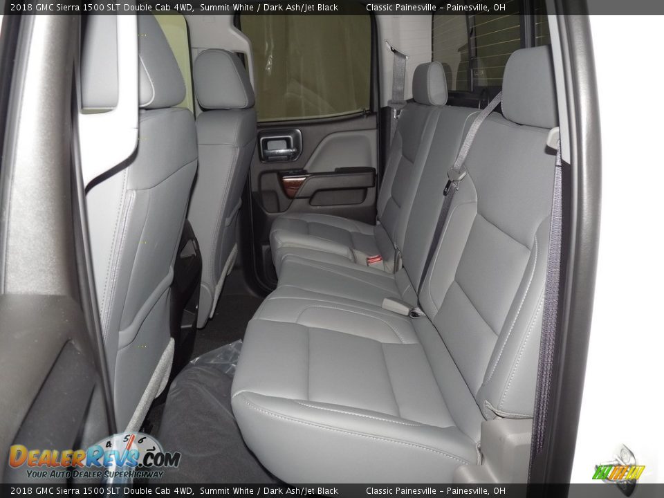2018 GMC Sierra 1500 SLT Double Cab 4WD Summit White / Dark Ash/Jet Black Photo #6