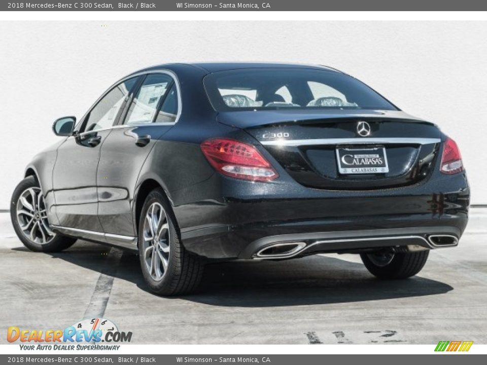 2018 Mercedes-Benz C 300 Sedan Black / Black Photo #3