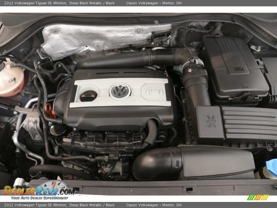 2012 Volkswagen Tiguan SE 4Motion Deep Black Metallic / Black Photo #15