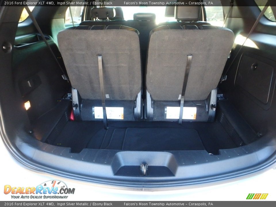 2016 Ford Explorer XLT 4WD Ingot Silver Metallic / Ebony Black Photo #4