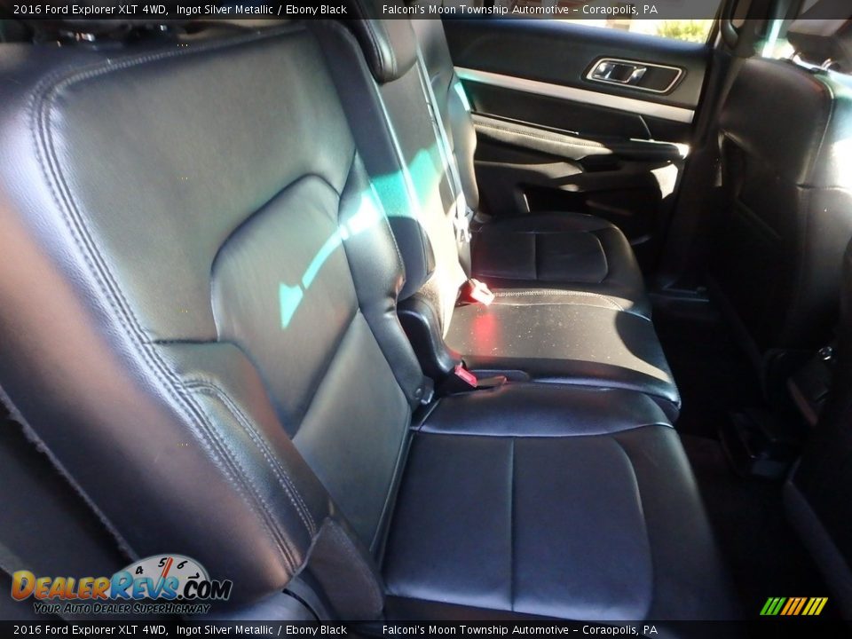 2016 Ford Explorer XLT 4WD Ingot Silver Metallic / Ebony Black Photo #14