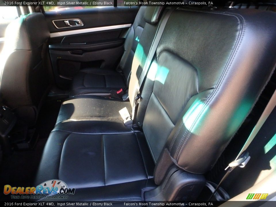 2016 Ford Explorer XLT 4WD Ingot Silver Metallic / Ebony Black Photo #17
