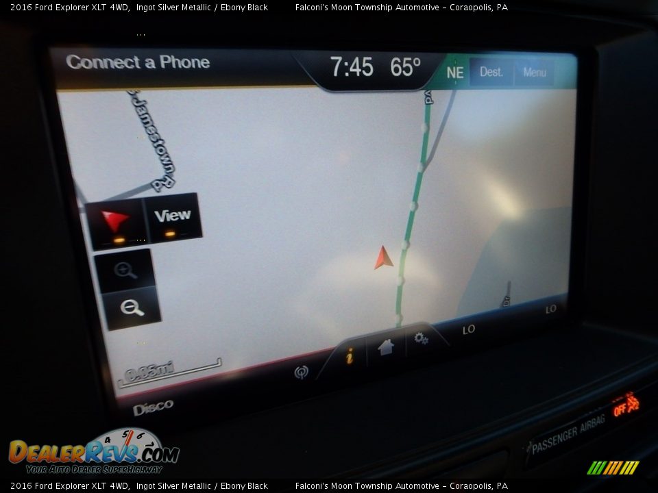 2016 Ford Explorer XLT 4WD Ingot Silver Metallic / Ebony Black Photo #21