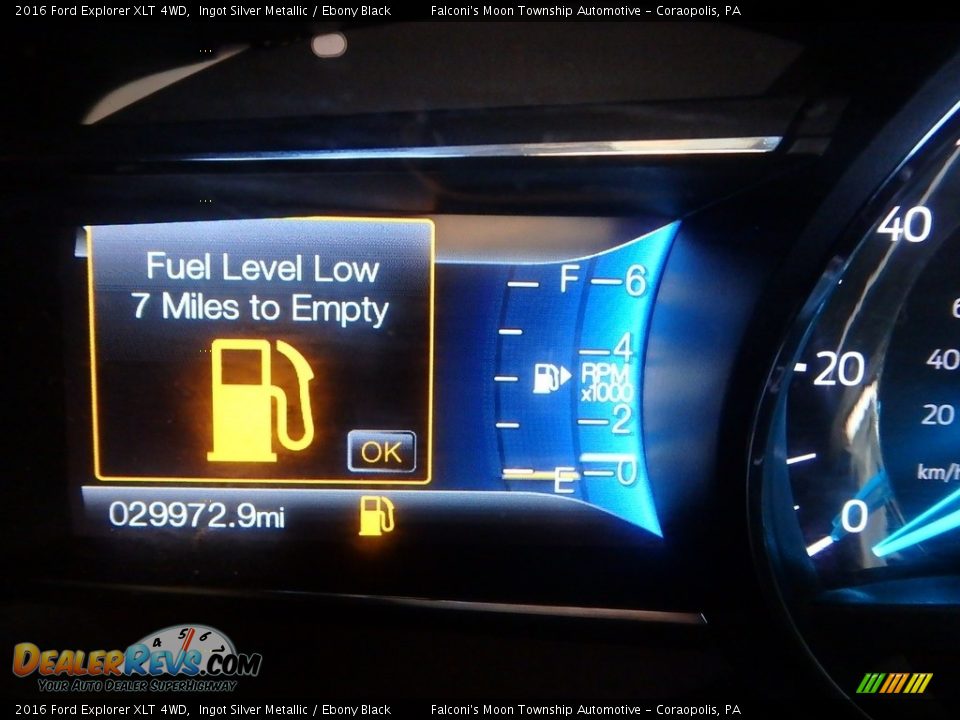 2016 Ford Explorer XLT 4WD Ingot Silver Metallic / Ebony Black Photo #24