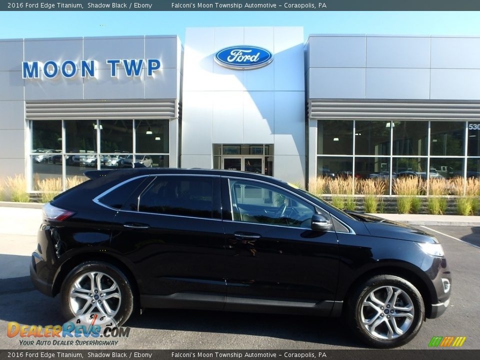 2016 Ford Edge Titanium Shadow Black / Ebony Photo #1