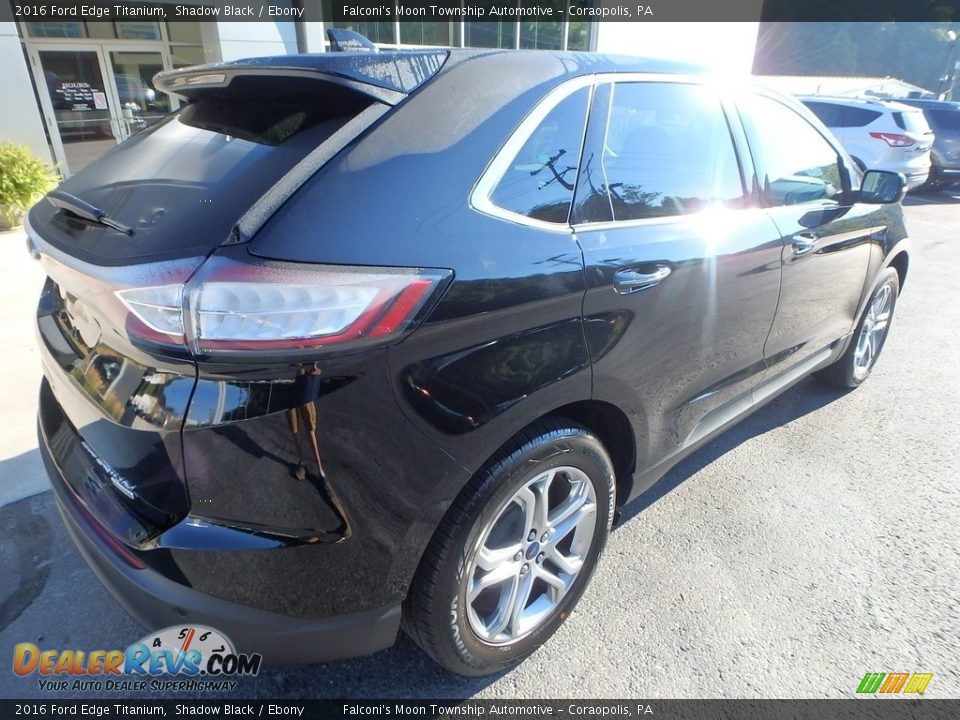 2016 Ford Edge Titanium Shadow Black / Ebony Photo #2