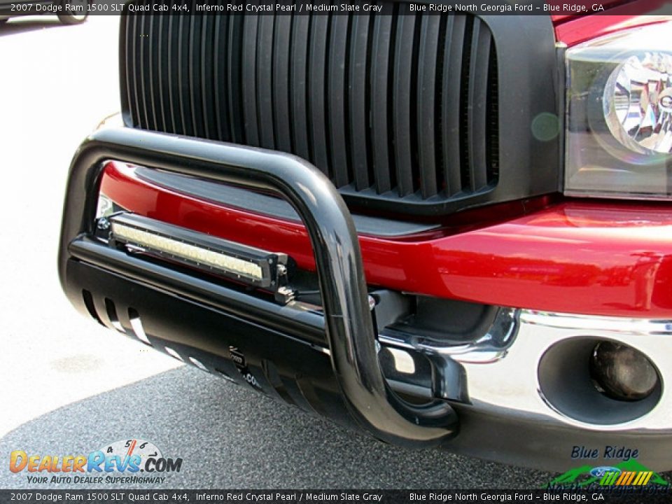 2007 Dodge Ram 1500 SLT Quad Cab 4x4 Inferno Red Crystal Pearl / Medium Slate Gray Photo #21