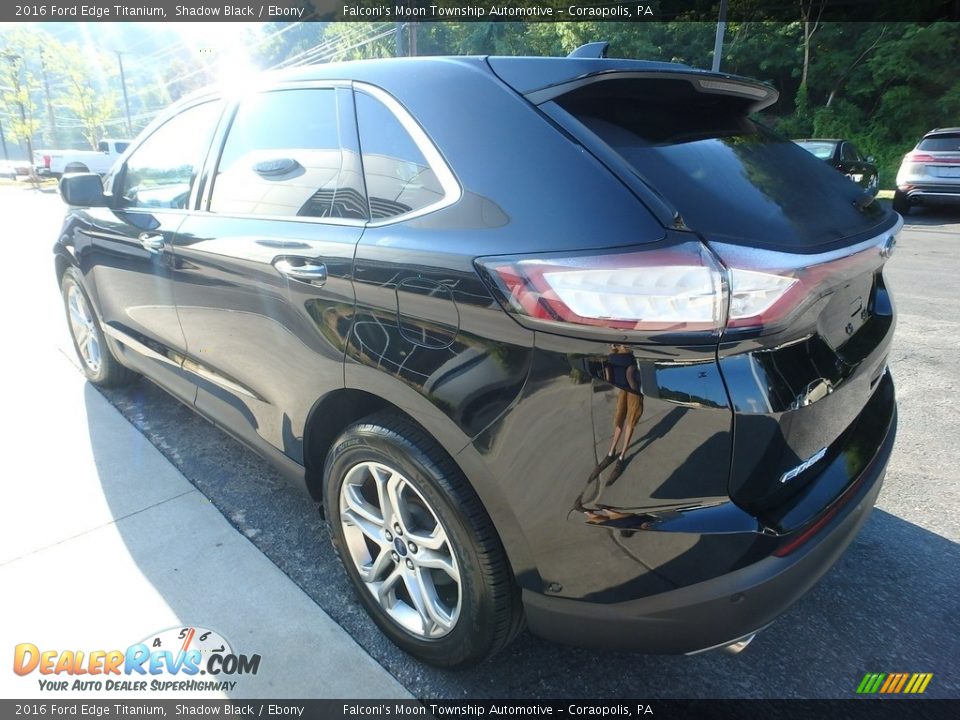 2016 Ford Edge Titanium Shadow Black / Ebony Photo #5