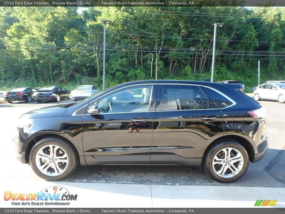 2016 Ford Edge Titanium Shadow Black / Ebony Photo #6